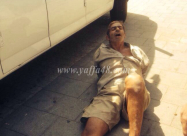 بالصور: الشرطة تعتدي بالضرب على مسن وسط حي النزهة بيافا 